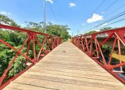 Ponte de ferro do rio Coxipo