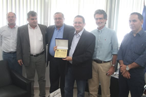 Nova diretoria do Core-MT visita prefeito Galindo