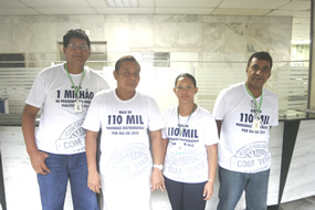 Servidores municipais de Cuiabá ajudam a divulgar o IPTU 2011