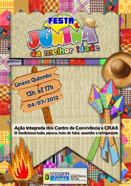 Secretaria de Assistência Social de Cuiabá promove a Festa Junina da Melhor Idade