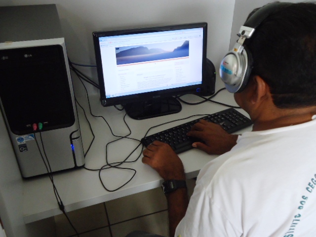 Curso de informática garante mais autonomia a portadores de deficiência visual