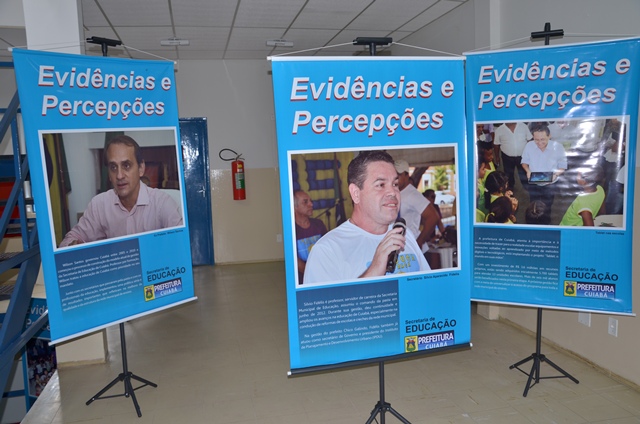 Exposição "Evidências e Percepções" destaca ações da Secretaria de Educação de Cuiabá