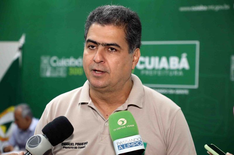 Prefeitura de Cuiabá | Emanuel Pinheiro concede coletiva quarta-feira (26),  sobre a saúde pública, no Palácio Alencastro