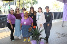 Agosto Lilás: Campanha com ações de prevenção à violência é lançada pela Secretaria Municipal da Mulher